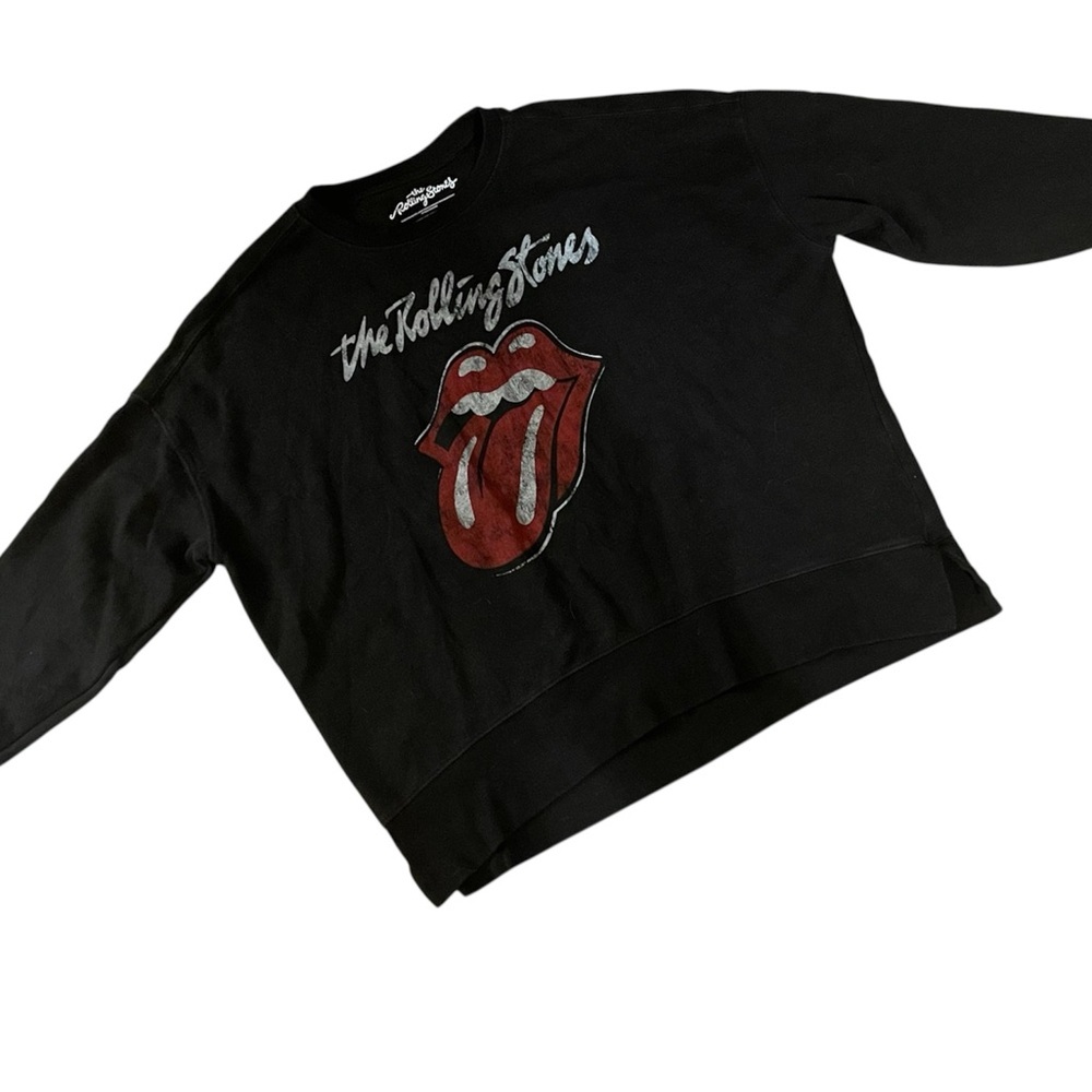 The Rolling Stones Black Logo‎ Sweatshirt- Womens XL